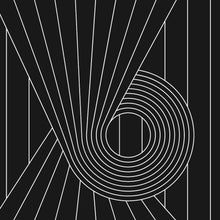 Load image into Gallery viewer, Spiral White Black Wallcovering