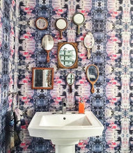 Load image into Gallery viewer, Storm Blue Red Wallcovering