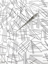 Load image into Gallery viewer, Tilt  Black White Wallcovering