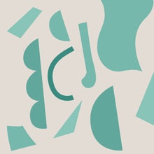 Load image into Gallery viewer, Tutu Tango Oceans Teal Wallcovering