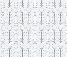 Load image into Gallery viewer, Stickbug Noir Blue Wallcovering