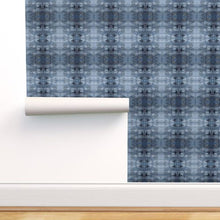 Load image into Gallery viewer, Tortoise Shell Large Indigo Wallcovering