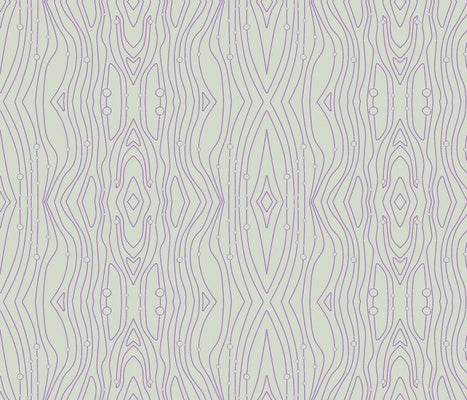 Faux Bois Berries Essence Plum Up Wallcovering