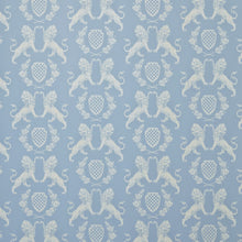 Load image into Gallery viewer, Heraldic Lion Wedgewood Blue Wallpaper