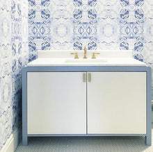 Load image into Gallery viewer, 411 Blue Grey Wallcovering