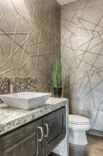 Load image into Gallery viewer, Broken Lines Sarosh Wallcovering