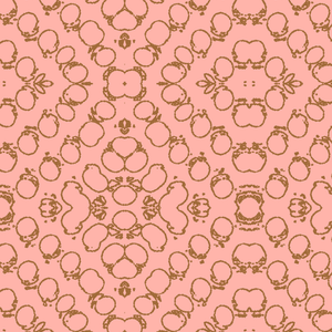 Chics Pink Brown Fabric