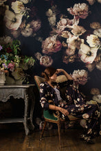 Load image into Gallery viewer, Dutch Love Dark Floral Wallcovering