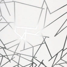 Load image into Gallery viewer, Angle Silver White Wallcovering