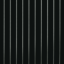 Load image into Gallery viewer, Pinstripe Black Silver Wallcovering