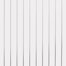 Load image into Gallery viewer, Pinstripe White Silver Wallcovering