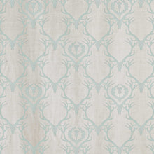 Load image into Gallery viewer, Deer Damask - Duck Egg Fabric