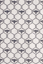 Load image into Gallery viewer, Honey Bees - Charcoal Fabric