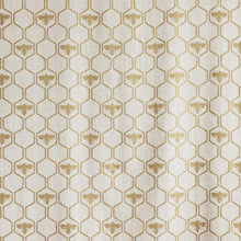 Load image into Gallery viewer, Honey Bees - Gold Fabric