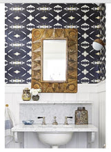 Load image into Gallery viewer, 125-4 Black Yellow Wallcovering