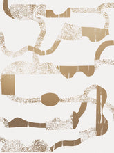 Load image into Gallery viewer, La Strada - Gold on Cream Wallcovering
