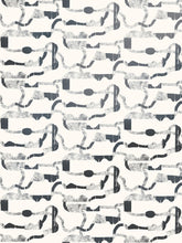 Load image into Gallery viewer, La Strada - Gunmetal on Cream Wallcovering