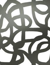 Load image into Gallery viewer, Le Freak - Gunmetal on Cream Wallcovering