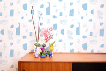 Load image into Gallery viewer, Silhouettes - Celeste on Cream Wallcovering