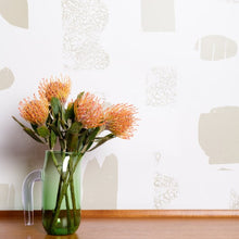 Load image into Gallery viewer, Silhouettes - Champagne on Cream Wallcovering