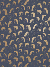 Load image into Gallery viewer, Women - Gold on Charcoal Wallcovering