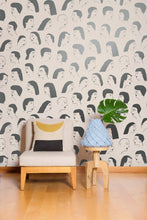 Load image into Gallery viewer, Women - Gunmetal on Blush Wallcovering