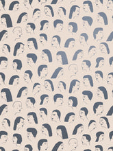Load image into Gallery viewer, Women - Gunmetal on Blush Wallcovering