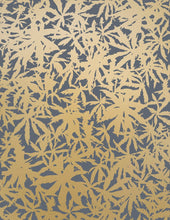 Load image into Gallery viewer, Wild Thing- Gold on Charcoal Wallcovering