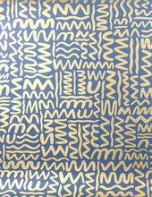 Load image into Gallery viewer, Big Moon - Gold on Navy Wallcoverng