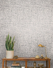 Load image into Gallery viewer, Big Moon - Gunmetal on Blush Wallcoverng