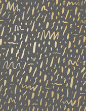 Load image into Gallery viewer, Bomba - Gold on Charcoal Wallcovering