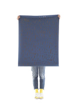 Load image into Gallery viewer, Bomba - Gunmetal on Navy Wallcovering