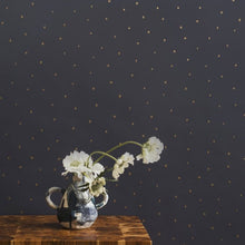 Load image into Gallery viewer, Dusk - Gold on Charcoal Wallcovering