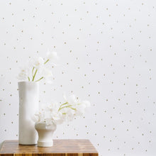 Load image into Gallery viewer, Dusk - Gold on Cream Wallcovering