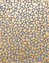 Load image into Gallery viewer, Hoya - Gold on Charcoal Wallcovering