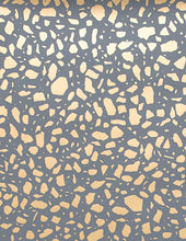 Load image into Gallery viewer, Ibo - Gold on Charcoal Wallcovering