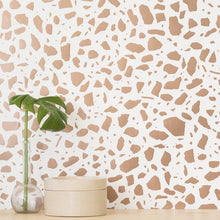 Load image into Gallery viewer, Ibo - Rose Gold on Cream Wallcovering