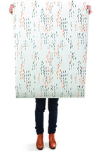Load image into Gallery viewer, The Sou'Wester - Aquatic and Gloaming (Neon Orange) Wallcovering