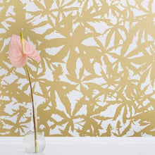 Load image into Gallery viewer, Wild Thing- Gold on Cream Wallcovering