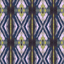 Load image into Gallery viewer, 125-5 Chartreuse Navy Fabric