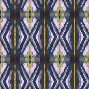 125-5 Chartreuse Navy Fabric
