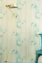 Load image into Gallery viewer, Bugs &amp; Butterflies - Ice Blue Wallcovering