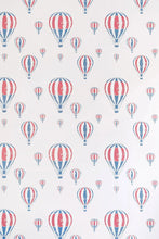 Load image into Gallery viewer, Hot Air Balloon - Red, White &amp; Blue Wallcovering