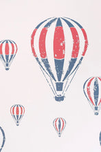 Load image into Gallery viewer, Hot Air Balloon - Red, White &amp; Blue Wallcovering