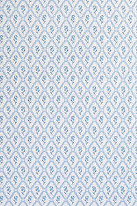 Wild Strawberry Trellis - China Blue Wallcovering