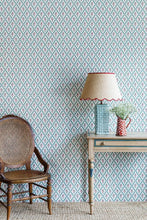 Load image into Gallery viewer, Wild Strawberry Trellis - Vintage Cream Wallcovering