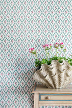 Load image into Gallery viewer, Wild Strawberry Trellis - Vintage Cream Wallcovering