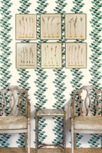 Load image into Gallery viewer, Oak Leaves - Green Wallcovering