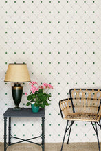 Load image into Gallery viewer, Diamond Trellis - Green Wallcovering