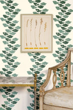 Load image into Gallery viewer, Oak Leaves - Green Wallcovering